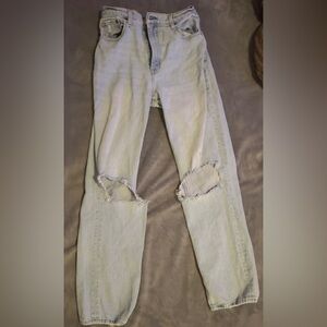 Abercrombie 90s straight ultra high rise jeans